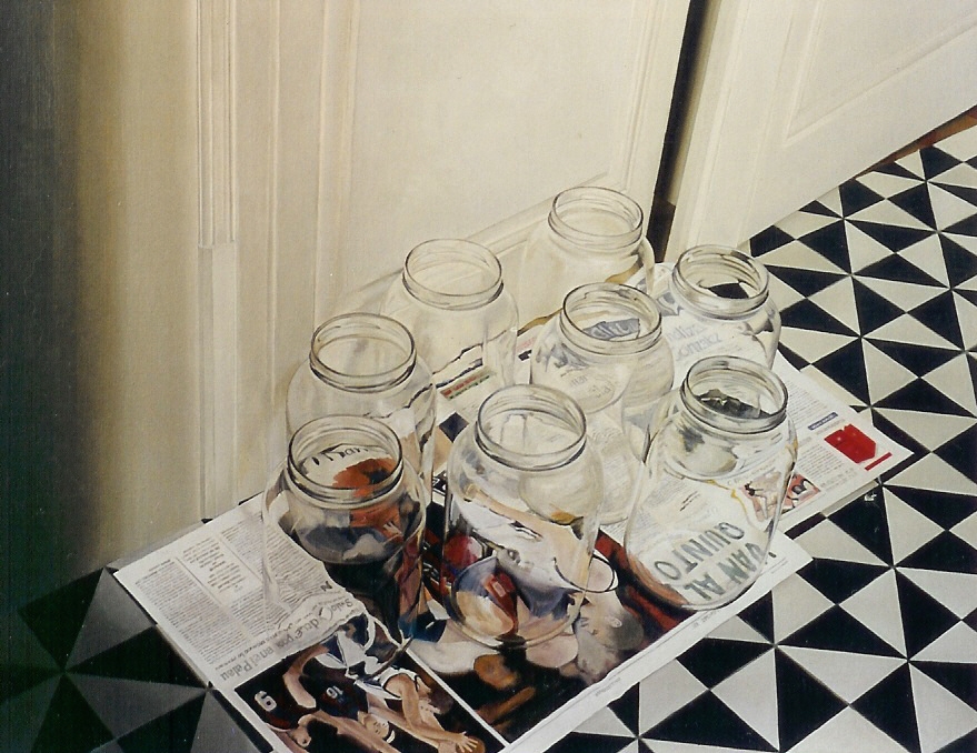 Bodegón de vasos de Manolo Gómez